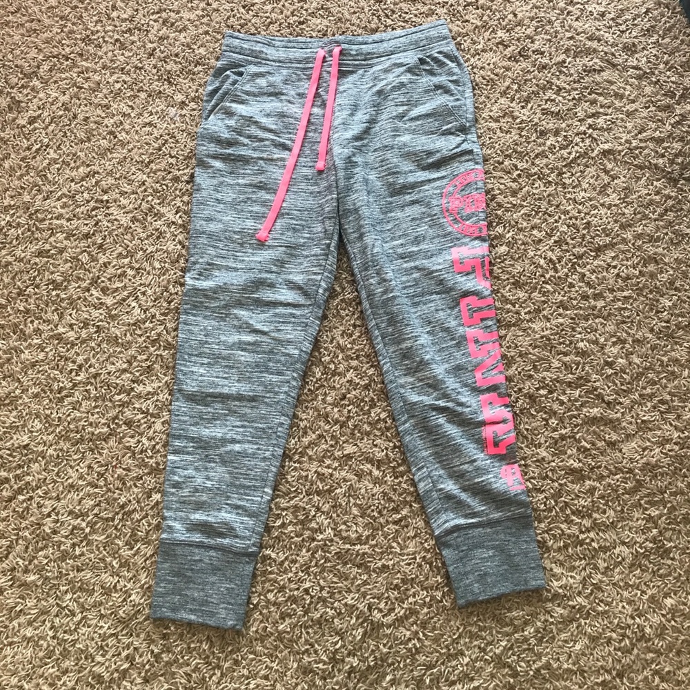 Pink jogger pants